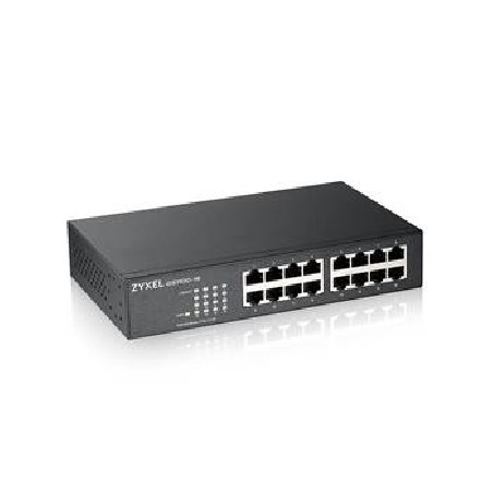 Zyxel GS1100-16 v4 16-port Gigabit Ethernet Switch, fanless