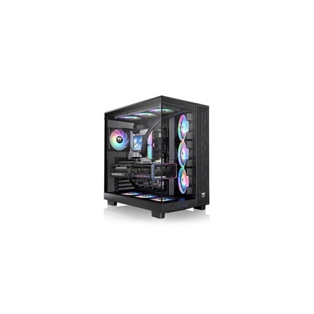 THERMALTAKE Case View 380 XL TG ARGB, ATX, Průhledná bočnice, 4x 120mm ARGB Fan, černá