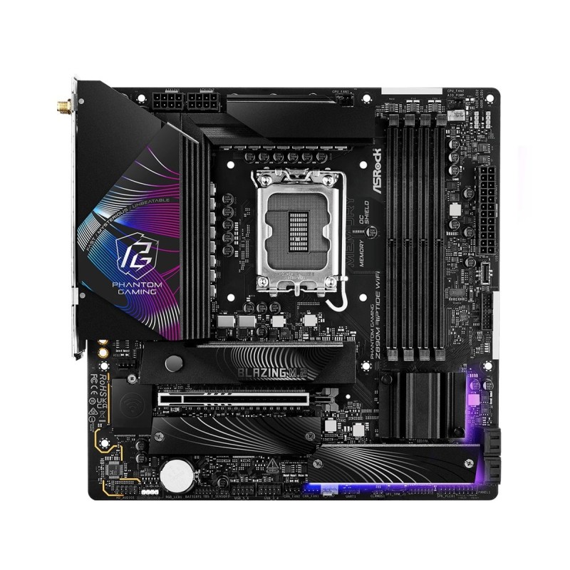 ASRock MB Sc LGA1851 Z890M RIPTIDE WIFI, Intel Z890, 4xDDR5, 1xDP, 1xHDMI, 2xThunderbolt, WI-FI, mATX