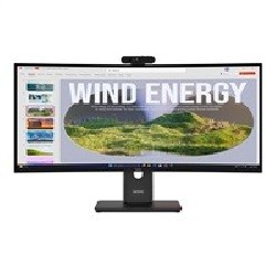 LENOVO LCD T34WD-40+MC60 - 34",VA,21:9,3440x1440,120Hz,300cd/m2,3000:1,4ms,HDMI,DP,USBHub,USB-C(100W PD),RJ45,Nákl,Zdvih