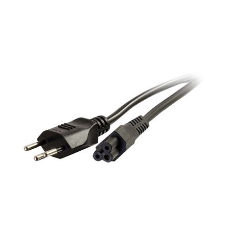 C2G Swiss Laptop Power Cord - Elektrický kabel - IEC 60320 C5 do SEV 1011 (M) - AC 250 V - 2 m - lisovaný - černá - výcarsko