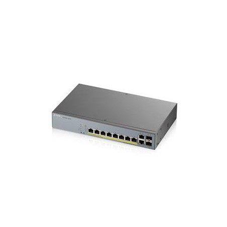 Zyxel GS1350-12HP 12 Port smart managed CCTV PoE switch, long range, 130W, 10x GbE, 2x SFP