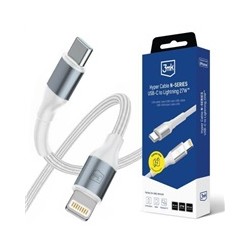 3mk Hyper Cable N-SERIES C to Lightning 50cm PD 3.0 9V/3A 27W White