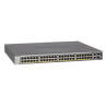 NETGEAR 48xGB PoE+ Smart Switch,2 10G,2 SFP,GS752TXP