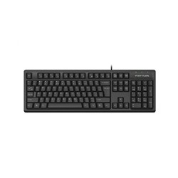 A4tech FKS12, multimediální kancelářská tichá klávesnice, CZ/US, USB, černá