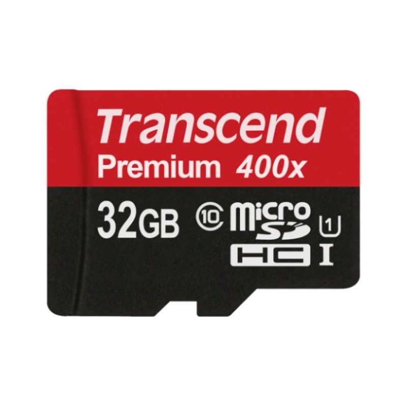 TRANSCEND MicroSDHC karta 32GB Premium, Class 10 UHS-I 300x, bez adaptéru