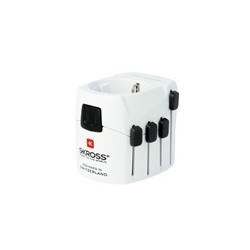 SKROSS cestovní adaptér PRO, 6.3A max., uzemněný, univerzální pro celý svět