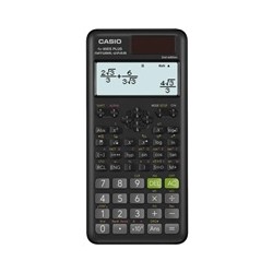 CASIO kalkulačka FX 85 ES Plus 2E, černá, školní, desetimístná