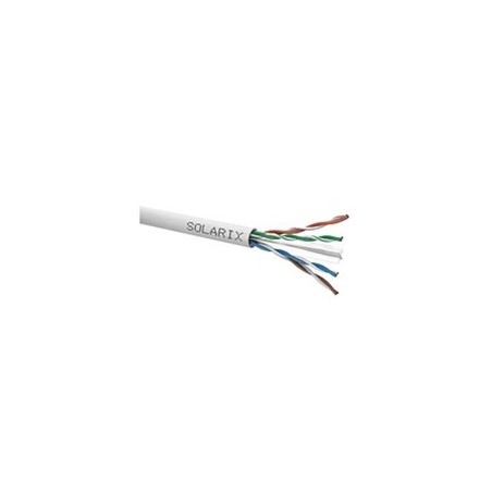 BAZAR - Instalační kabel Solarix CAT6 UTP PVC Eca 305m/box - poškozený obal