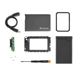 Transcend StoreJet 2.5" - Kryt úložiště - 2.5" - SATA 6Gb/s - USB 3.0