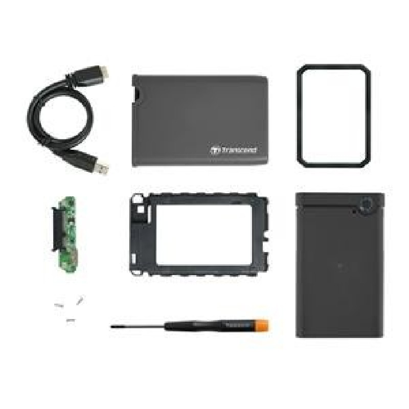 Transcend StoreJet 2.5" - Kryt úložiště - 2.5" - SATA 6Gb/s - USB 3.0