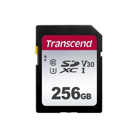 Transcend 300S - Paměťová karta flash - 256 GB - Video Class V30 / UHS-I U3 / Class10 - SDXC UHS-I