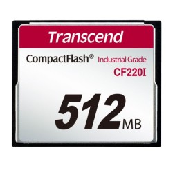Transcend CF220I Industrial Temp - Paměťová karta flash - 512 MB - CompactFlash