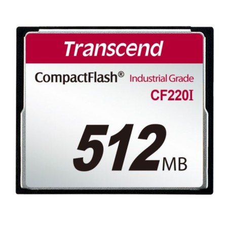 Transcend CF220I Industrial Temp - Paměťová karta flash - 512 MB - CompactFlash