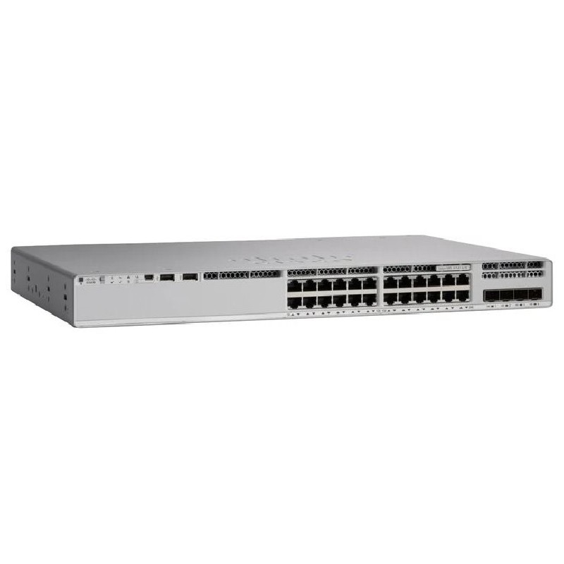 Catalyst 9200L 24-port PoE+, 4 x 10G, Network Essentials, C9200L-24P-4X-E
