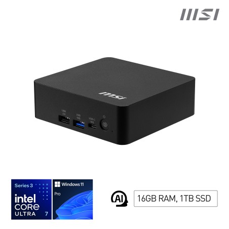 MSI Cubi NUC AI+ U7 355/16G/1T/INT/W11P