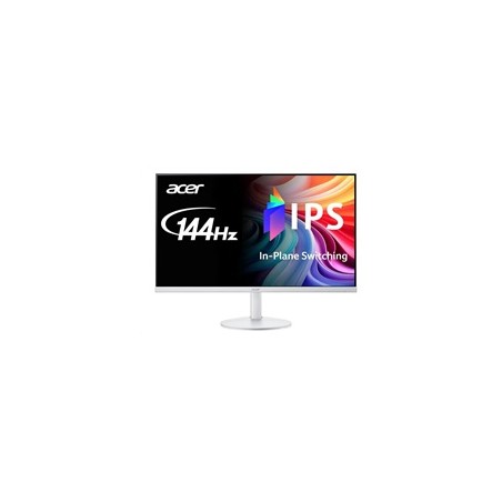 ACER LCD SA273P1wmix,27" FHD IPS LED,144Hz,250nits,178/178,1ms,VGA,HDMI,Audio,Repro,VESA,White
