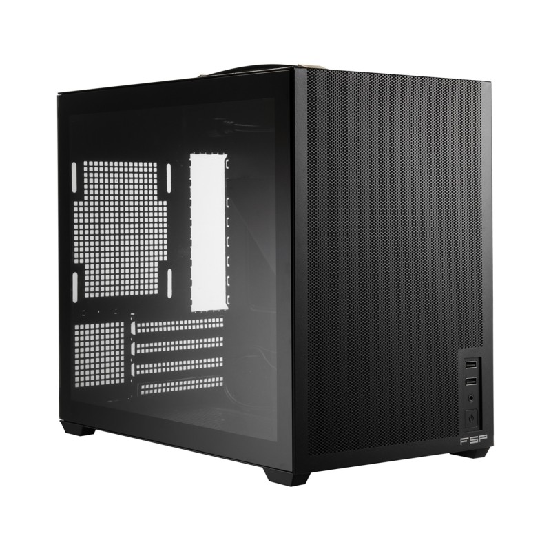 FSP S210-B/Micro ATX/Transpar./Černá