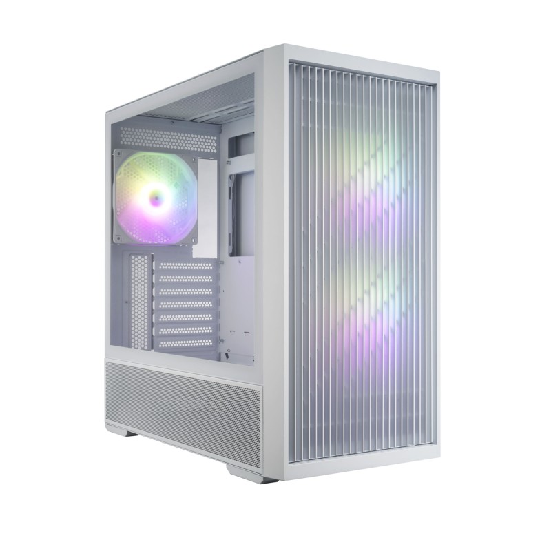 FSP M330-WA/Midi Tower/Transpar./Bílá