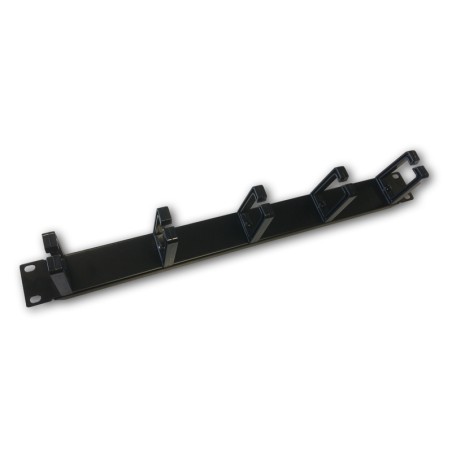 19" vyvazovací panel 1U 5x tvrdé plast. oko 3x6cm 7502
