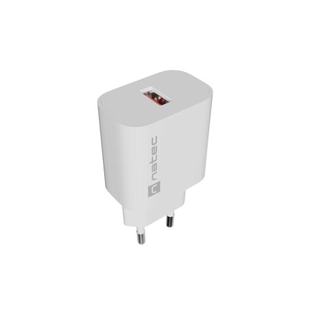 Universální nabíječka Natec RIBERA 18W, 1X USB-A, bílá