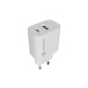 Univerzální nabíječka Natec RIBERA 20 W 1X USB-A + 1X USB-C, bílá