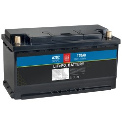 A2D2 baterie LiFePO4 12,8V 170Ah F15 SELF-HEAT Car Battery Case (EVE cells)