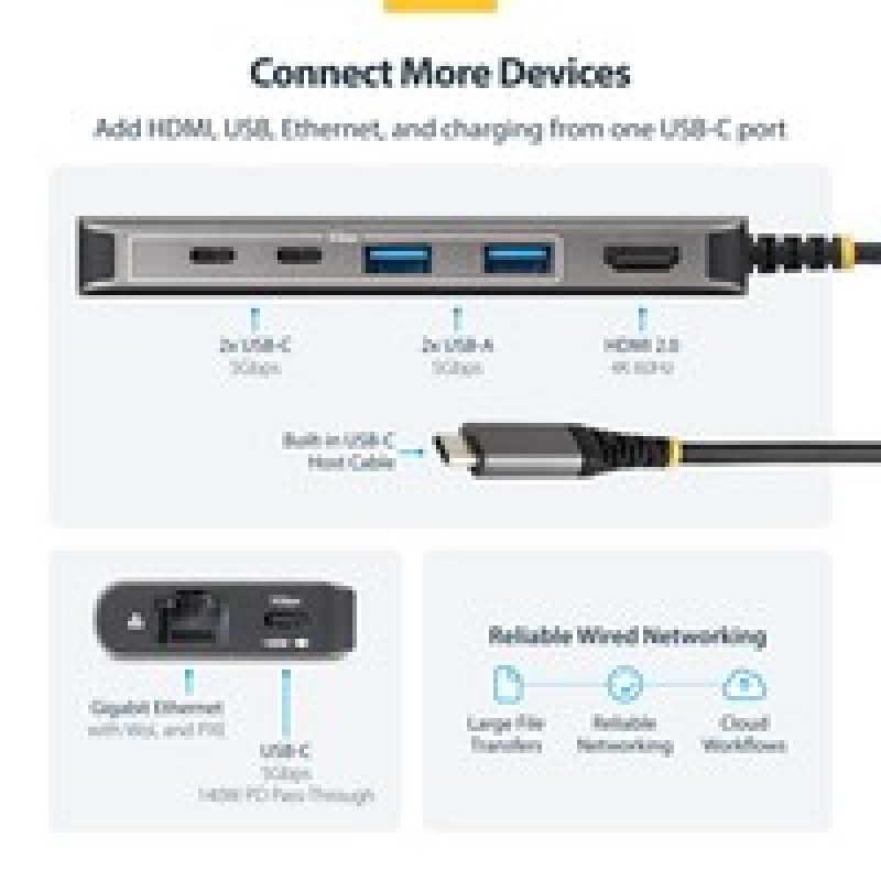 Startech 315B-USBC-Multiport/USB-C HDMI Multiport Hub 140W