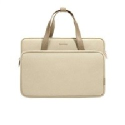 tomtoc Shoulder Bag - 14" a 13" MacBook Pro / Air, khaki