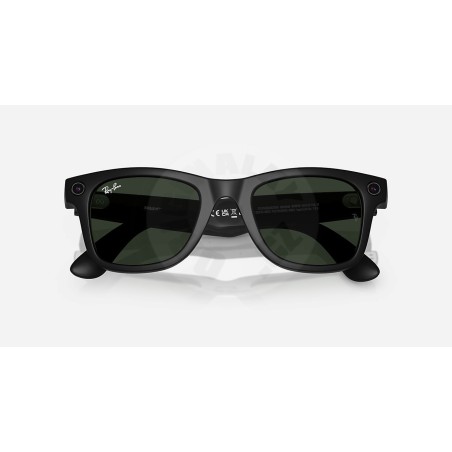 Meta Ray-Ban Gen1 Wayfarer - Matte Black/Clear to Graphite Green Transitions