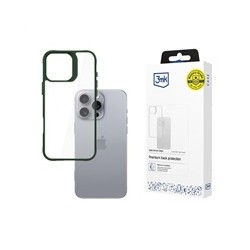 3mk ochranný kryt Satin Armor Case+ Green pro Apple iPhone 16 Pro Max
