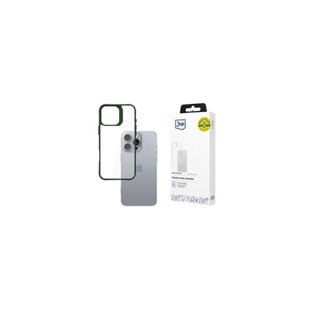 3mk ochranný kryt Satin Armor Case+ Green pro Apple iPhone 16 Pro Max