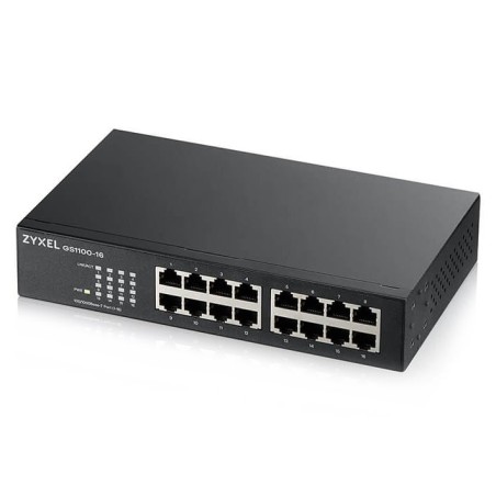 Zyxel GS1100-16 v3 16-port Gigabit Ethernet Switch, fanless