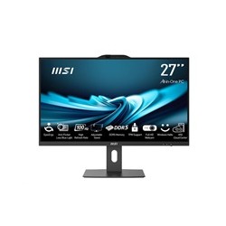 MSI PC AiO PRO AP272P 14M-1085XEU, Core i3 14100, 27" FHD, Anti-Glare, Non-Touch, 16GB, 512GB SSD, N/A, No OS, Black