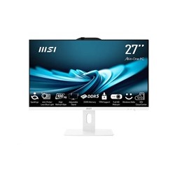 MSI PC AiO PRO AP272P 14M-1086XEU, Core i3 14100, 27" FHD, Anti-Glare, Non-Touch, 16GB, 512GB SSD, N/A, No OS, White
