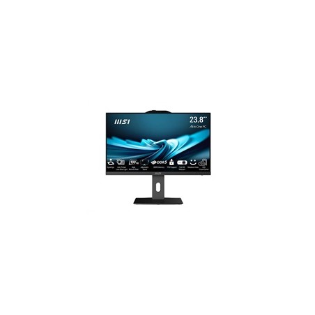 MSI AIO PRO AP242P (PRO AP242P 14M-1090XEU), i3-14100, 23.8" FHD, Anti-Glare, 16GB, 512GB SSD, No OS, Black