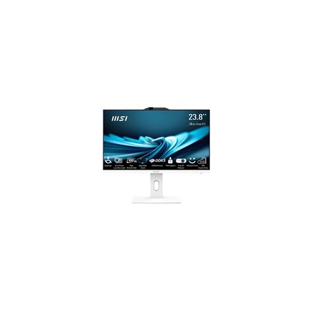 MSI AIO PRO AP242P (PRO AP242P 14M-1091XEU), i3-14100, 23.8" FHD, Anti-Glare, 16GB, 512GB SSD, No OS, White