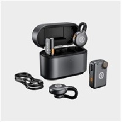 Hollyland LARK M2S Combo Wireless Lavalier Microphone Combo (Space Gray)