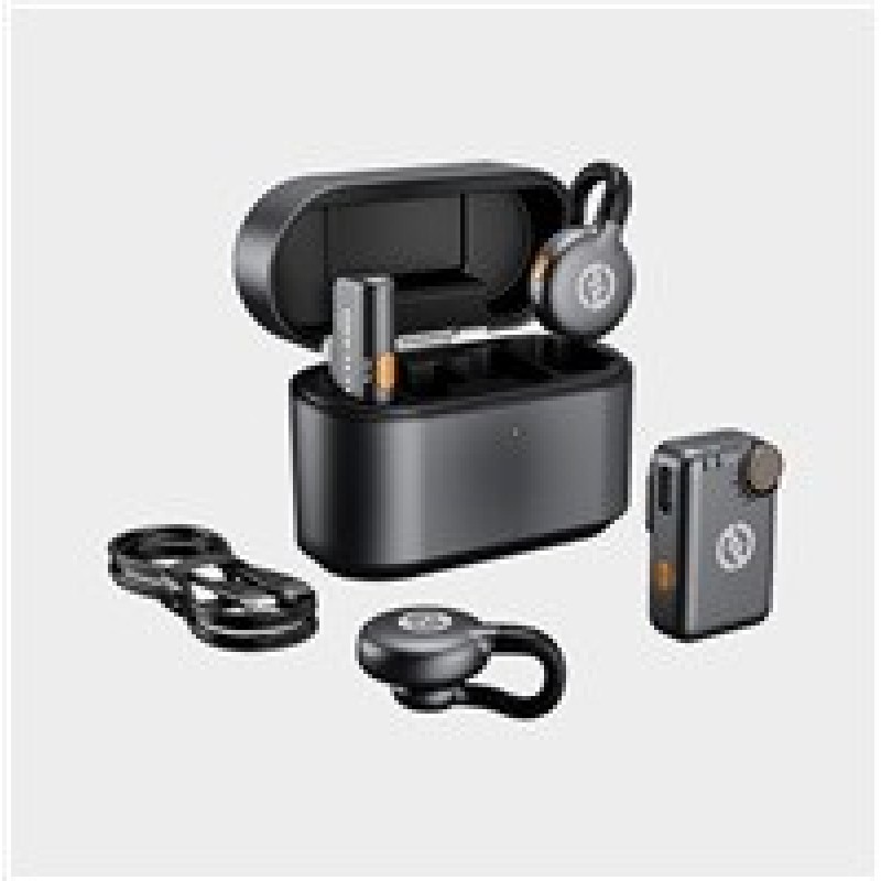 Hollyland LARK M2S Combo Wireless Lavalier Microphone Combo (Space Gray)
