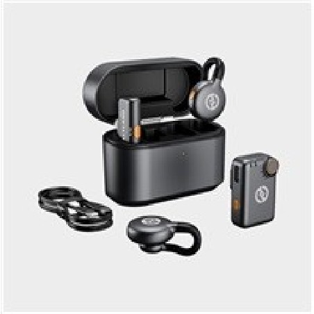 Hollyland LARK M2S Combo Wireless Lavalier Microphone Combo (Space Gray)