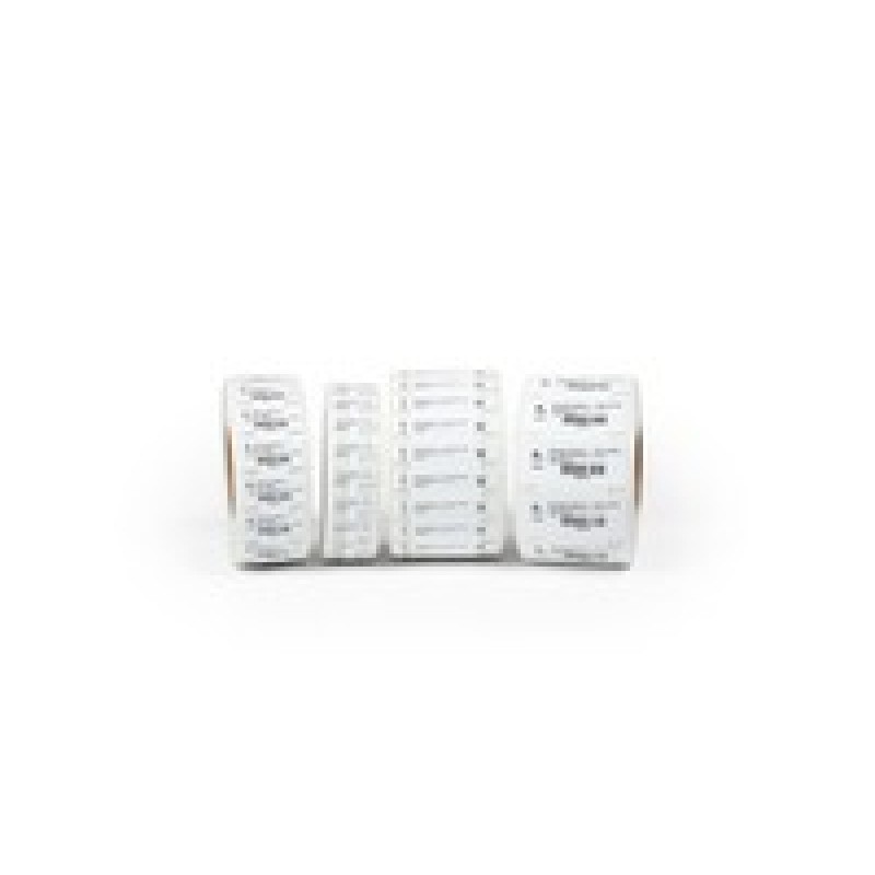 Zebra Label Synthetic 60X25MM RFID/Coated Acrylic Adh 76.2MM 400/R