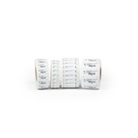 Zebra Label Synthetic 60X25MM RFID/Coated Acrylic Adh 76.2MM 400/R