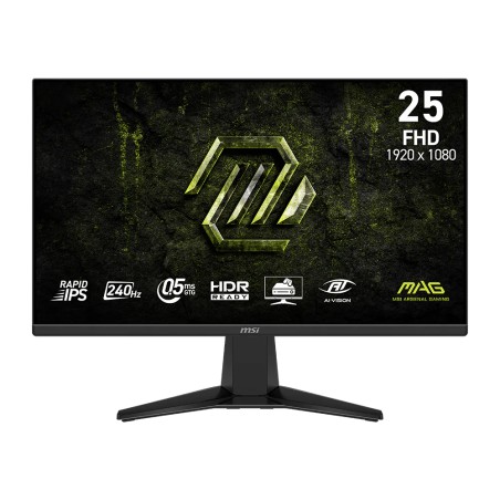 MSI MAG 255F X24 24,5" Rapid IPS/FHD/240Hz/0,5ms/2xHDMI/DP/černá