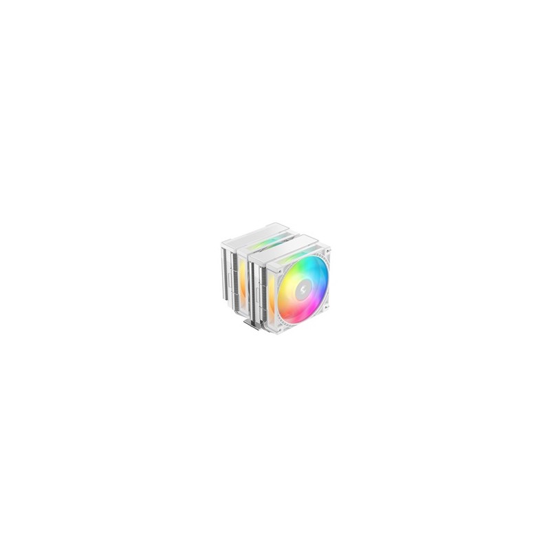 DEEPCOOL CPU Chladič AG620 G2 WH ARGB, 2x120mm, ARGB, LGA1851, AM5, bílá