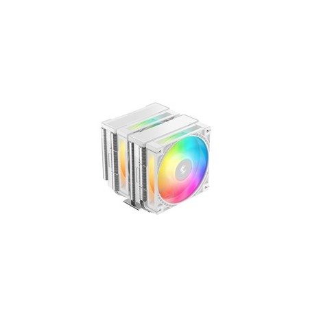 DEEPCOOL CPU Chladič AG620 G2 WH ARGB, 2x120mm, ARGB, LGA1851, AM5, bílá