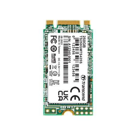 TRANSCEND SSD 425S 250GB, M.2 2242 SSD, SATA3 B+M Key, TLC