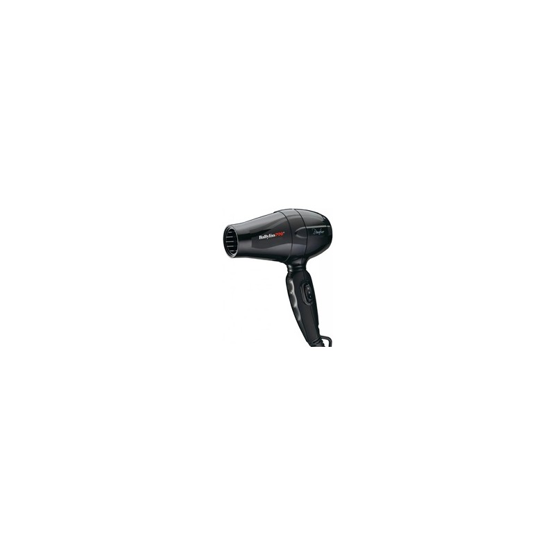 BaByliss PRO BAB5510E mini fén, 1200 W, duální napětí, difuzér, koncentrátor, černý