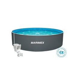 Marimex Orlando bazén 3,66x0,91 m s příslušenstvím - motiv šedý