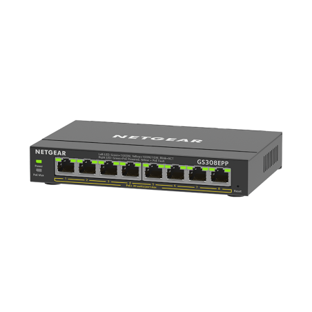 NETGEAR 8PT GE PLUS SWCH W/ HI-PWR POE+