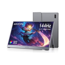Arzopa Z1FC Portable Monitor 16.1" 144hz IPS Full HD 1080p Metal Housing Přenosný monitor + pouzdro